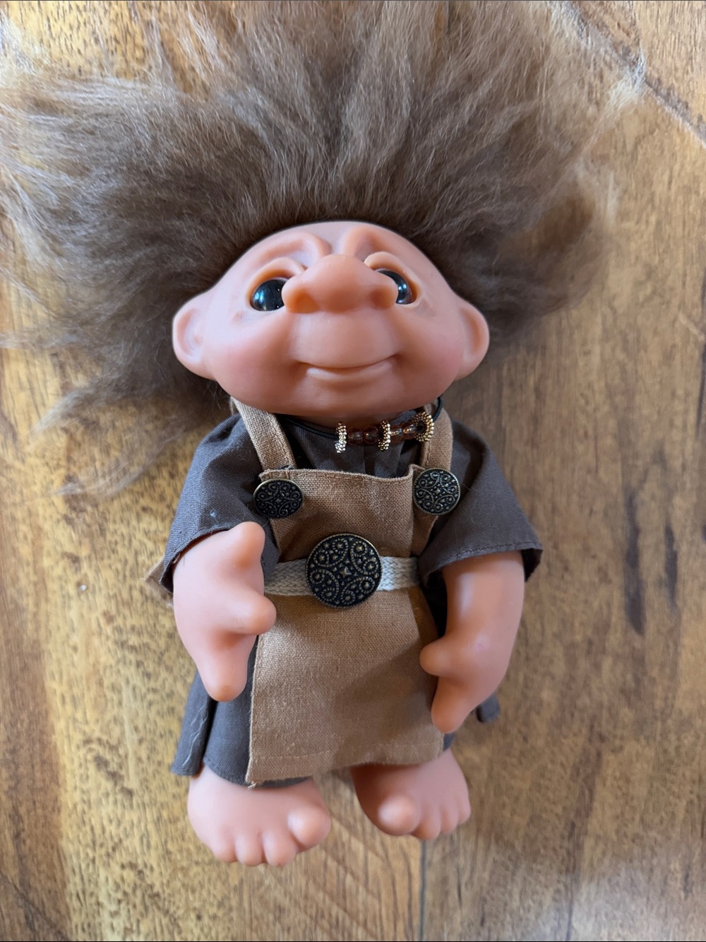 Thomas Dam 1977 Vintage Troll Doll Viking Warrior